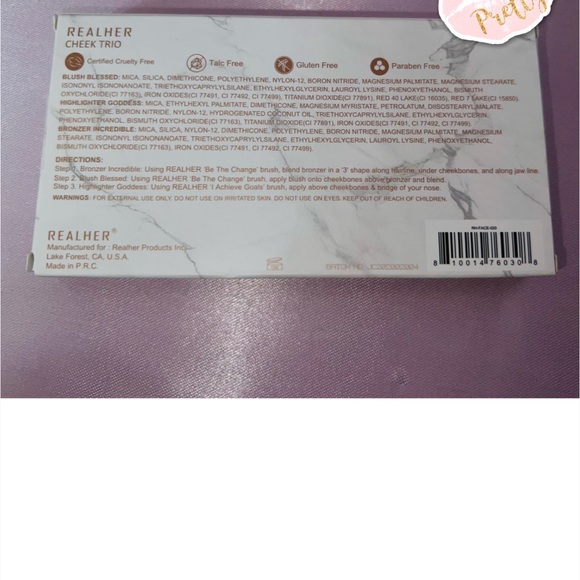 REALHER ULTIMATE GLOW cheek trio - Picture 2 of 6